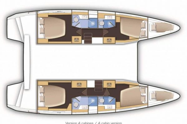 Lagoon 39 Layout